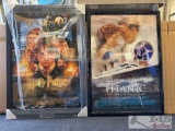 (2) Movie Promo Art / Framed Poster with Autographs