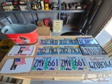 License Plates and Dale Earnhardt Jr Ice Bucket