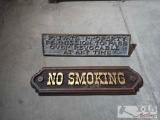 (2) Hanging Signs