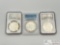 (3) 1926-S Silver Peace Dollars
