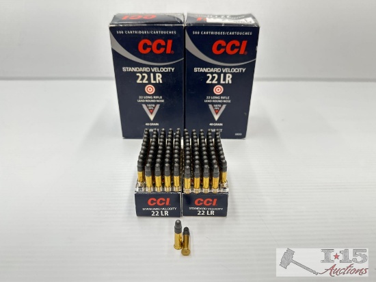 Approx 1000 Rounds of CCI .22lr Ammo