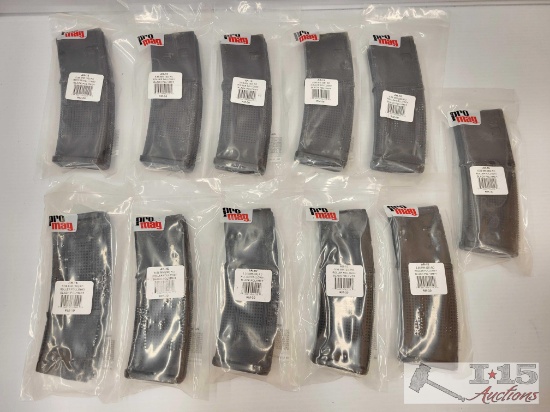 (11) Pro Mag AR-15 5.56mm 30rd Magazines