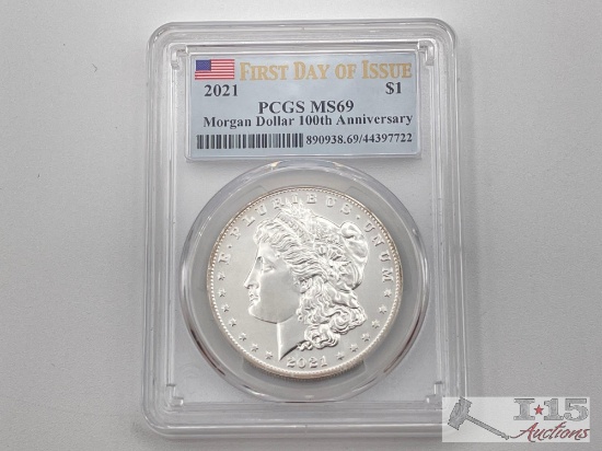 2021-P Morgan Silver Dollar
