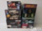 (3) Star Trek Talking Alarm Clocks, (1) Star Trek Lighted Star Globe, and (1) Star Trek It's a Disk
