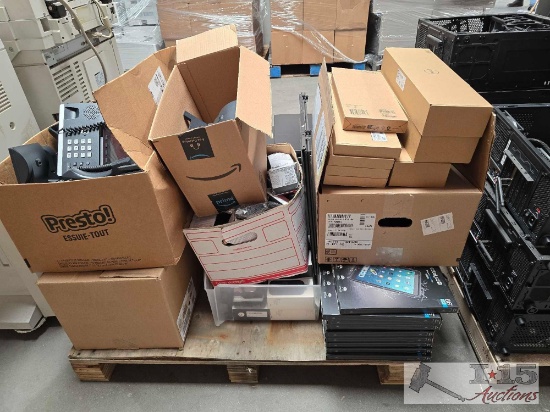 Laptops, Office Phones, Keyboards, Mice, and Ipad Air Cases