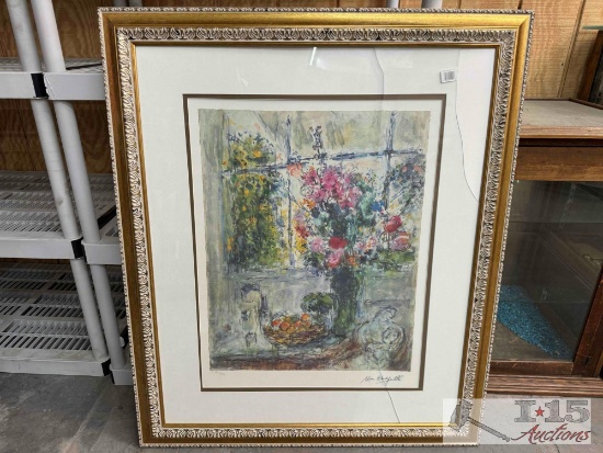 Marc Chagall Still Life Painting