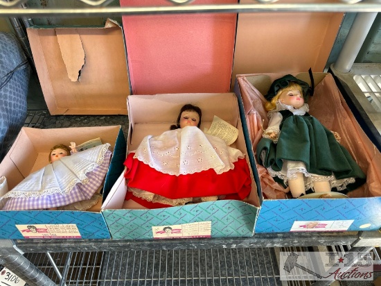 (3) Madam Alexander Dolls