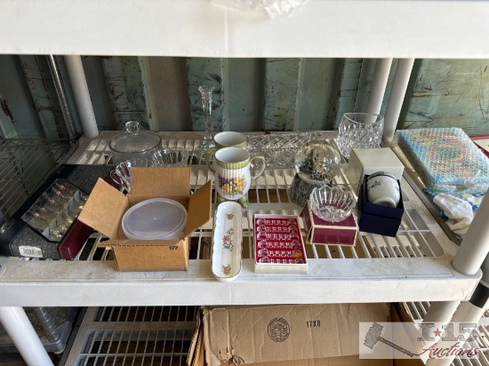 Glassware, China and more