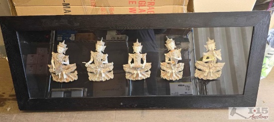 Framed 3D Chinese Wall Art