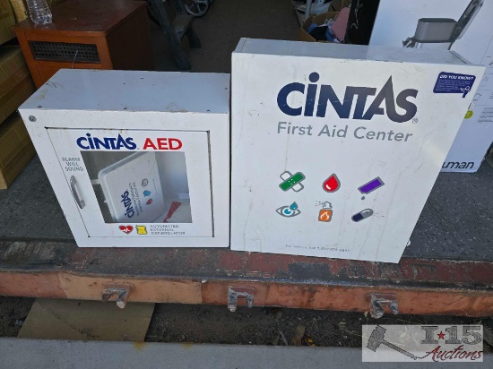 Cintas First Aid Center and Defibrillator Wall Boxes