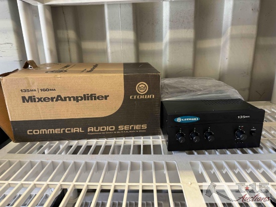 Crown 135MA/160MA Mixer Amplifier