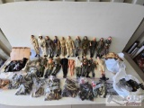 Military Action Figures with Accessories