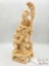 Chinese Shou Lao God of Longevity Carved Bone Figure