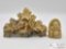 Sitting Buddha & Grapevine Soapstone Carvings