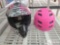 Kid's HJC Dirt Bike Helmet and Flybar Bicycle Helmet