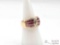14K Gold Diamond and Ruby Ring, 7.05g