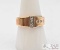 14K Gold Diamond Buckle Ring, 5.56g