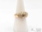 14K Gold Round & Baguette Diamond Ring, 5.27g