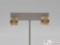 14K Gold Hinged Back Hoop Earrings, 3.17g