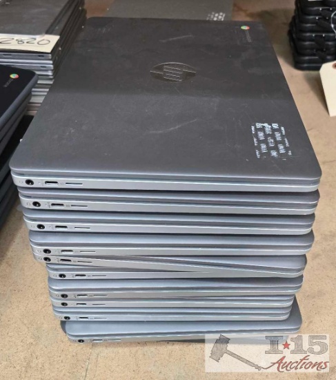 (11) HP Chromebook Laptops
