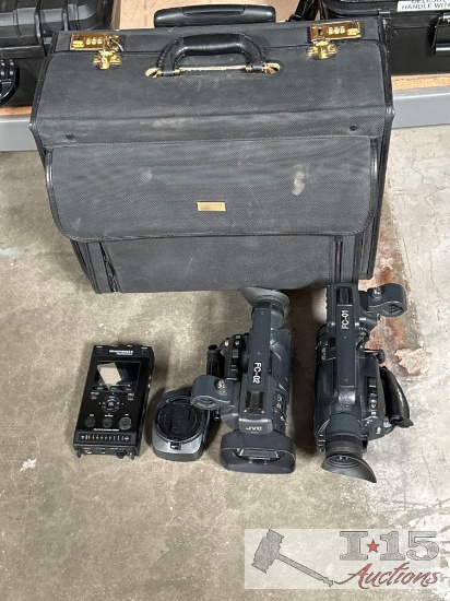 (2) JVC ProHD Video Cameras and (1) Marantz Solid State Recorder with Case