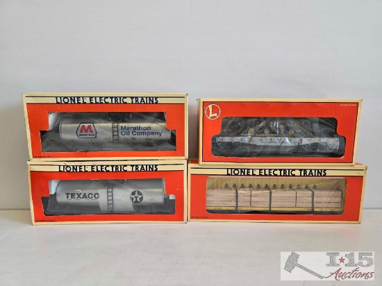 (4) Lionel "O" Gauge Electric Trains