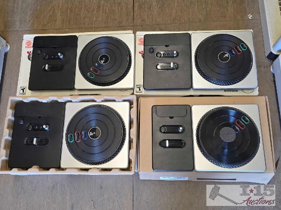 (4) DJ Hero Turntable Kits