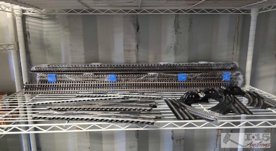 Train Track Switches and Atlas O Gauge Straight Tracks