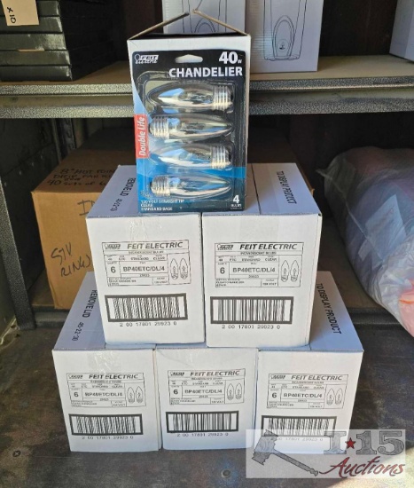 NEW!!! Case of Feit Electric 40-Watt Lightbulbs