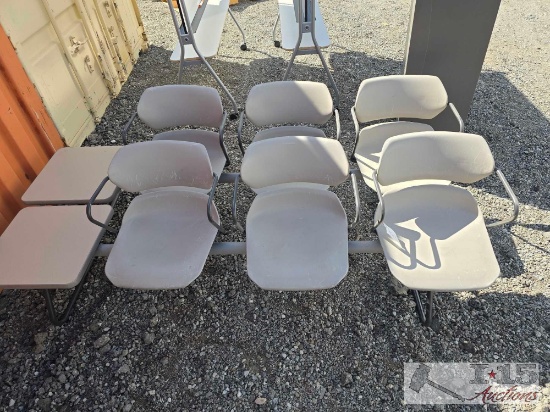 (2) Acton Stacker Lobby Chairs