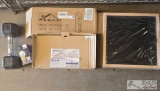 15lb Dumbbell Weight, Colorpanda Light Bulb, (4) Wall Art Frames and More