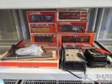 (8) Lionel Electric Model Trains, Remote Switch Gauge & (2) Multi-Control Transformers