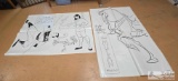 (2) Disney Mulan Movie Theater Templates/Posters