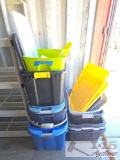 (14) Tubs/Totes with Lids