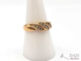 14K Gold Diamond Ring, 3.42g