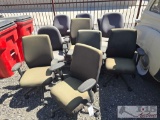 (10) Rolling Office Chairs