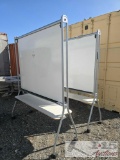 (2) White Boards on wheels