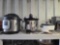 Instant Pot, Ultrex Pressure Cooker, and Black and Decker Rice Cooker