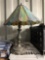 Table Top Lamp with Multi Color Shade
