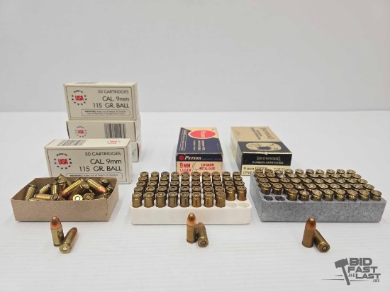 Approx (400) Rounds of 9mm Ammo