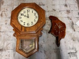 (2) Wall Clocks