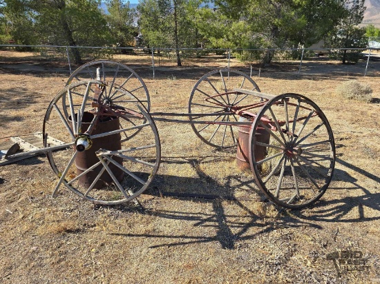 Wooden Horse Drawn Wagon Frame