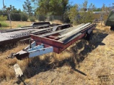 18ft Flat 2 Axle Trailer