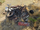 Radiator Fans, Bowling Ball, Exhaust Manifold, Metal Sign, and Scrap Metal