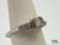 Platinum Diamond Ring, 3.86g