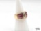 14K Gold Diamond and Ruby Ring, 7.05g