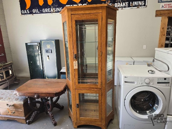 Mirrored Corner Curio Cabinet