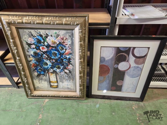 (2) Framed Wall Art