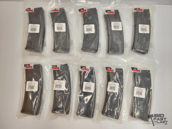 (10) Pro Mag AR-15 5.56mm 30rd Magazines