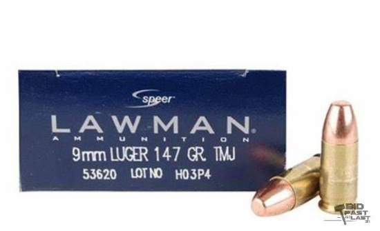 NEW!!! 1000RDS of 9mm Luger Ammo